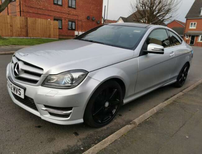 2012 Mercedes-Benz C250, Coupe, Auto, AMG Line, Pan Roof