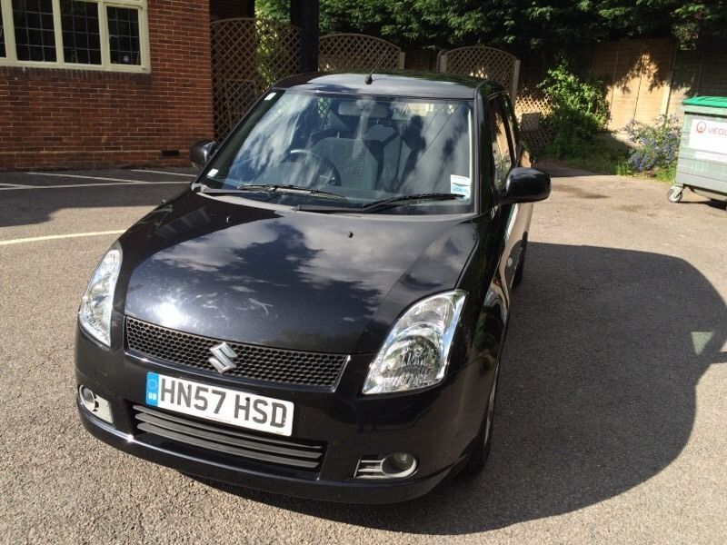 2007 Suzuki swift GLX VVTS 07 reg 1.5L petrol black image 1