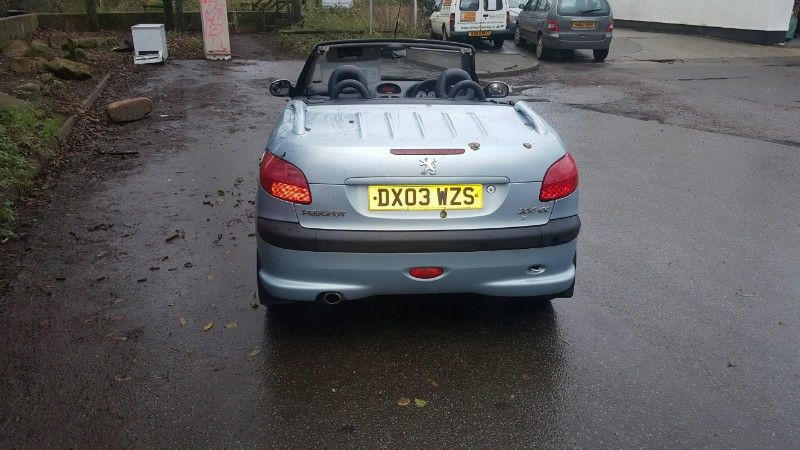2003 Peugeot 206 2.0 Coupe Cabriolet SE 2d image 3