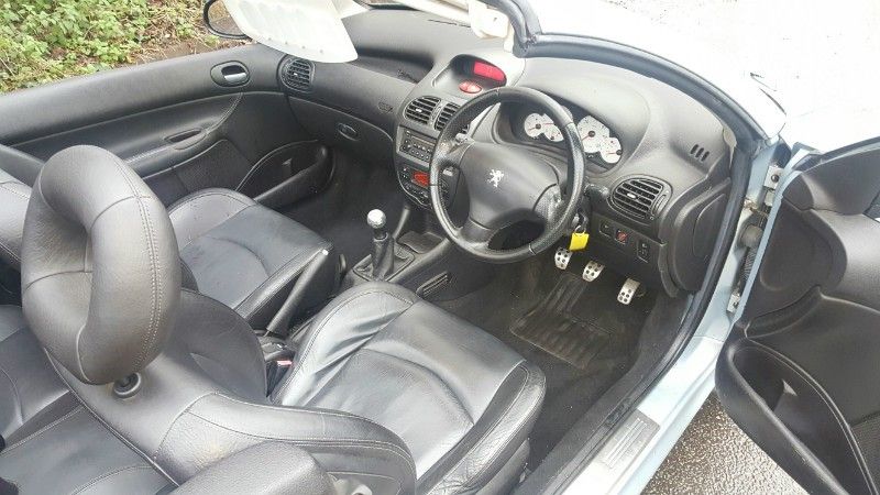 2003 Peugeot 206 2.0 Coupe Cabriolet SE 2d image 4