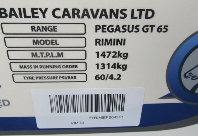 2014 Bailey Pegasus GT65 Rimini image 4