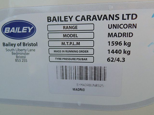 2011 Bailey Unicorn Madrid image 9