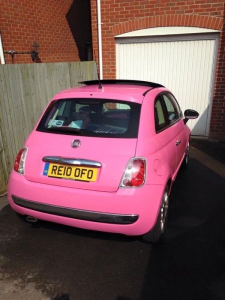 2010 PINK Fiat 500 Limited Edition image 2