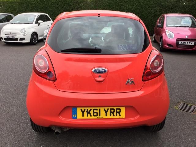 2011 FORD KA 1.2 ZETEC 3DR image 4