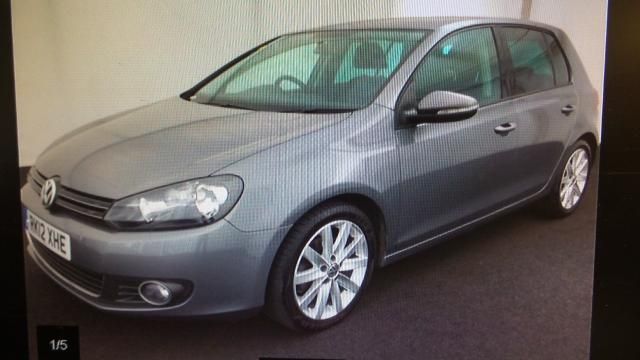 2012 VOLKSWAGEN GOLF 2.0 GT TDI 5d image 1