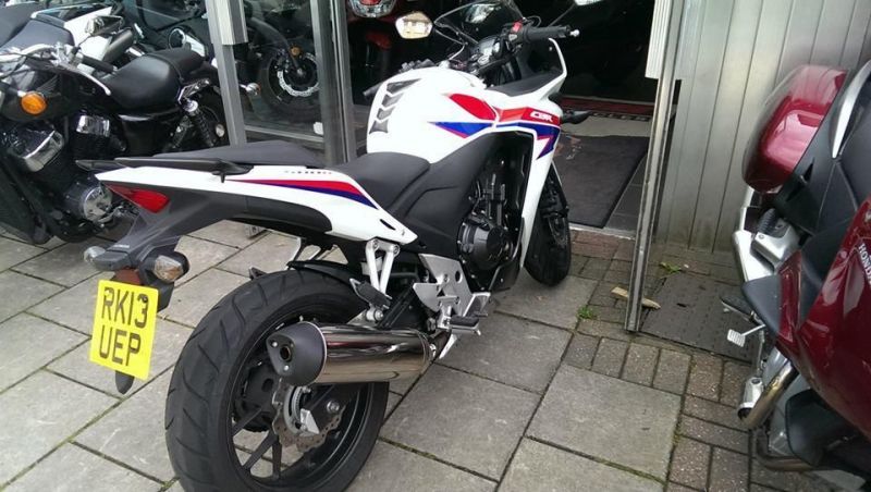 2013 Honda CBR 500R White, Red and Blue image 1