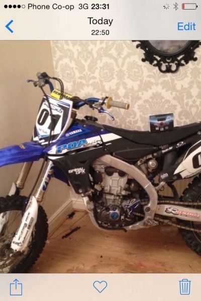 2012 Yamaha yzf 450cc efi image 4
