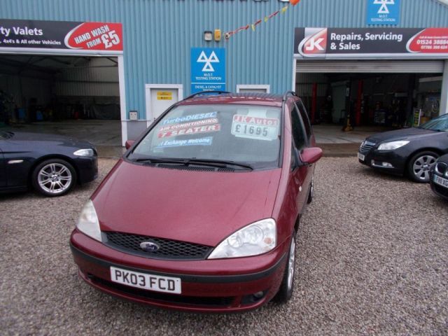 2003 Ford Galaxy 1.9 Zetec TDDI 5d image 1