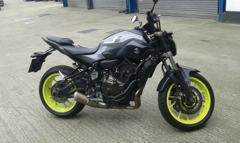 Yamaha MT07 restricted A2 license capable image 1