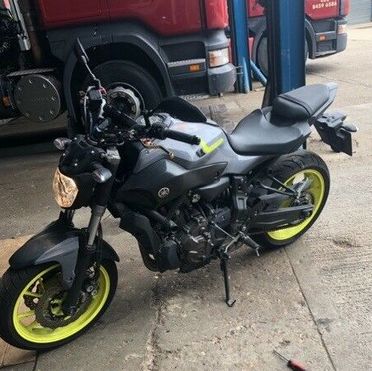 Yamaha MT07 restricted A2 license capable image 4