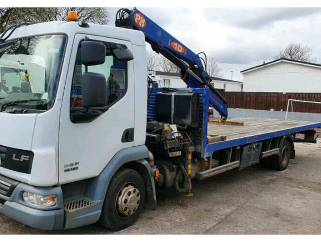 2007 DAF LF45 180 Truck with Crane 12 Ton Gross with Hiab