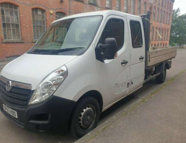 2014 Vauxhall Movano, Crew Cab Pickup Dropside Flatbed Truck