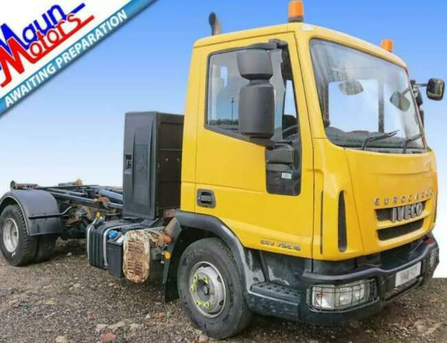 2011 Iveco Eurocargo 75E16 EEV, 7.5t HL5 RORO Hook Loader TIPPER