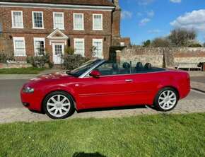 2004 Audi A4 Convertible Red