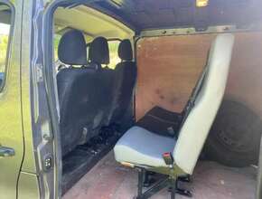 Renault Trafic with Removable Rear Seats.