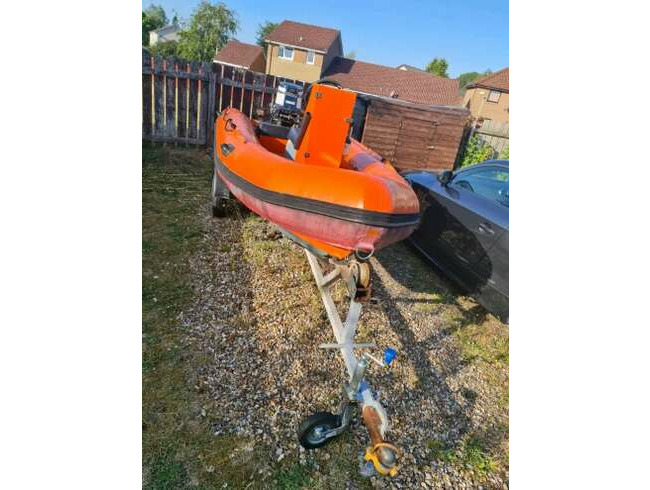 Avon Sr4 Rib Boat with Trailer and Outboard
