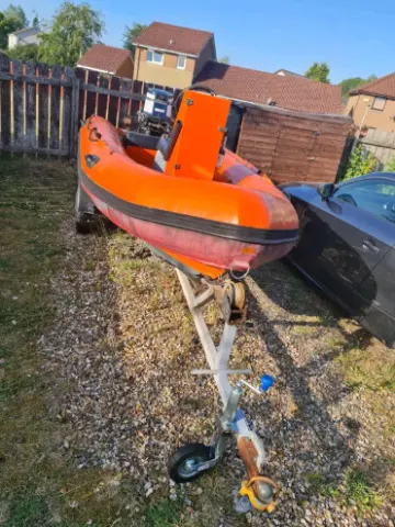 Avon Sr4 Rib Boat with Trailer and Outboard
