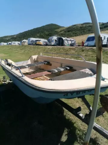 Dory Boat An Trailer Only