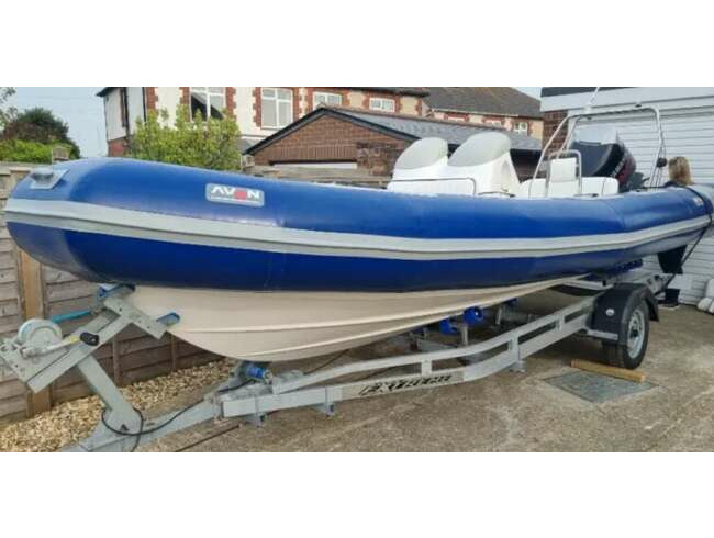 Avon Adventure 620 Yamaha 150HP Vmax TRP V6 6.2M Zodiac RIB Boat Extreme Trailer