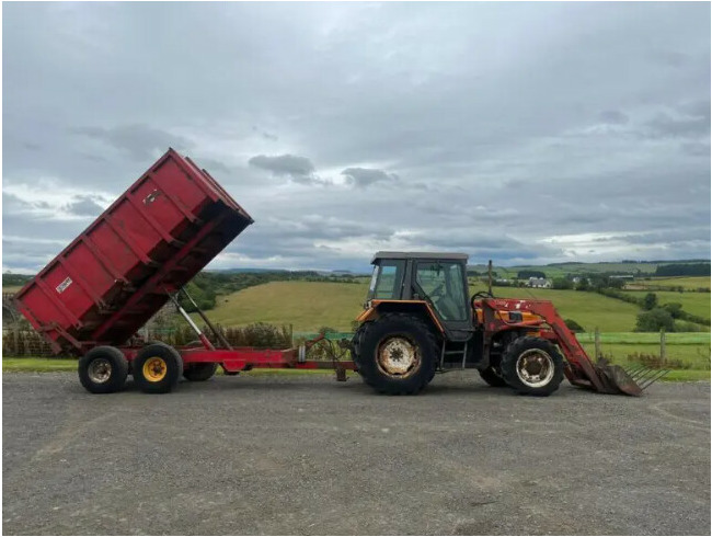 Renault 68-14 Loader Tractor & Tipping trailer