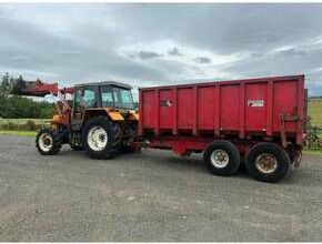 Renault 68-14 Loader Tractor & Tipping trailer