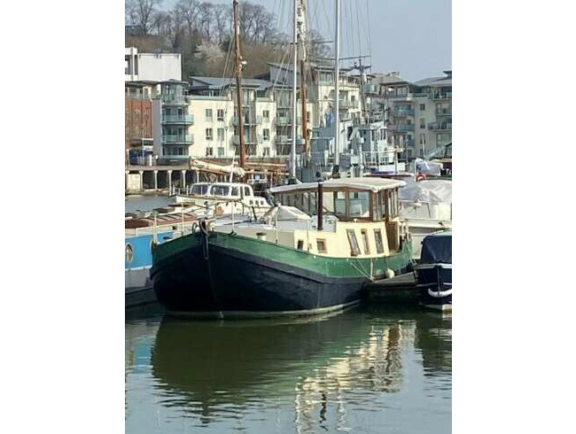 Rietaak 15M Dutch Boat/ Barge Including Live Aboard License @ Bristol Marina