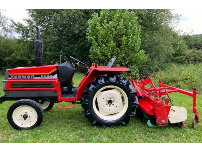 Yanmar FX22 2Wd Compact Tractor & 1.4 Meter Rotavator