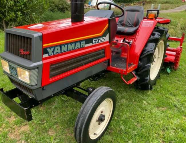 Yanmar FX22 2Wd Compact Tractor & 1.4 Meter Rotavator