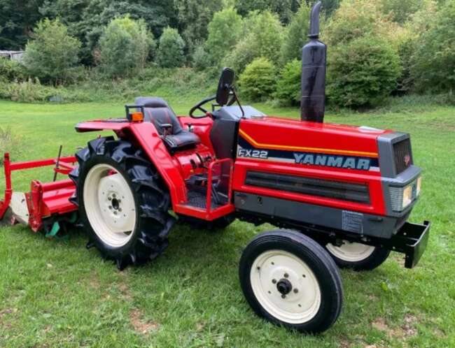 Yanmar FX22 2Wd Compact Tractor & 1.4 Meter Rotavator