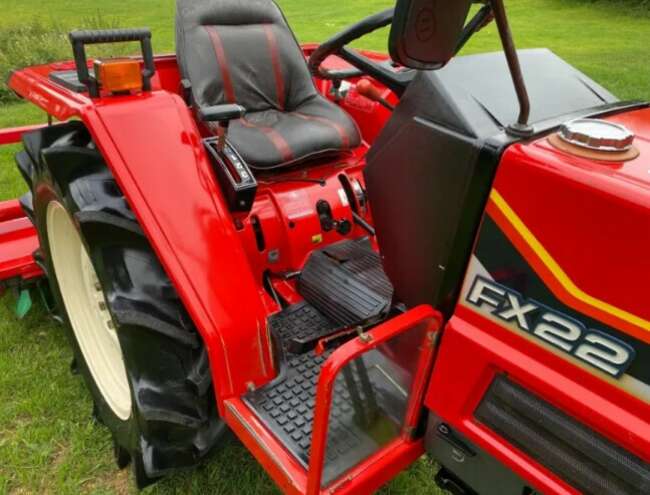 Yanmar FX22 2Wd Compact Tractor & 1.4 Meter Rotavator