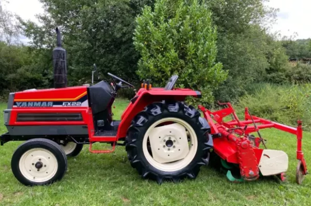 Yanmar FX22 2Wd Compact Tractor & 1.4 Meter Rotavator