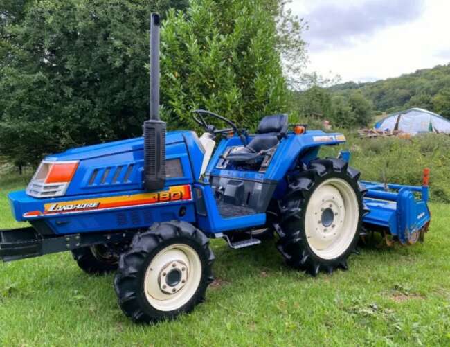 Iseki TU180 4Wd Compact Tractor & 1.4 Meter Rotavator