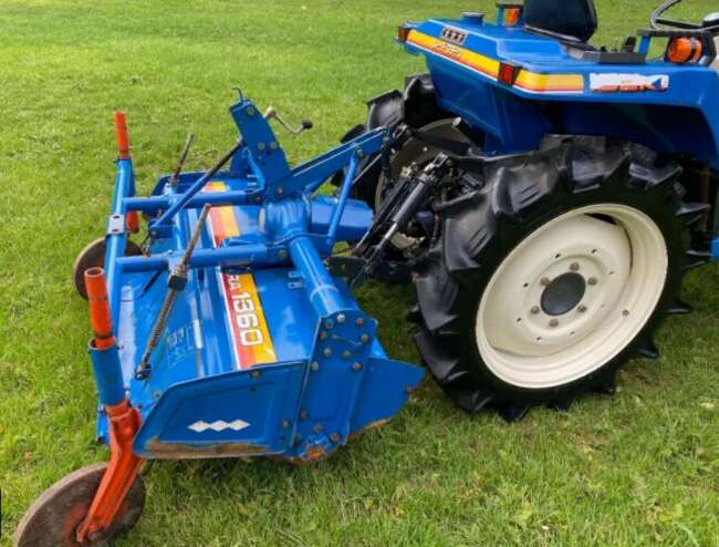 Iseki TU180 4Wd Compact Tractor & 1.4 Meter Rotavator