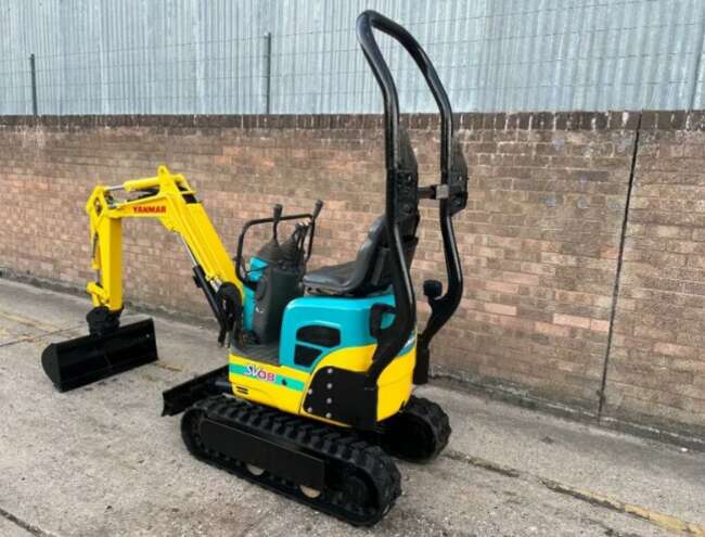 2013 Yanmar SV08 Micro Digger, Low Hours, Quick Hitch