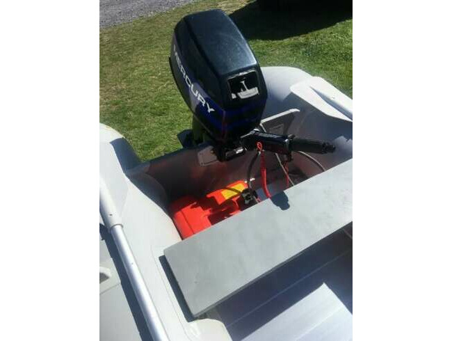 15’ Rib Boat plus 7HP Mercury Engine