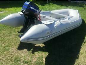 15’ Rib Boat plus 7HP Mercury Engine