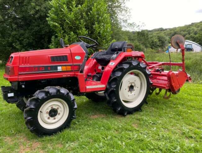 Mitsubishi MT20 4WD Compact Tractor & 1.4 meter Rotavator