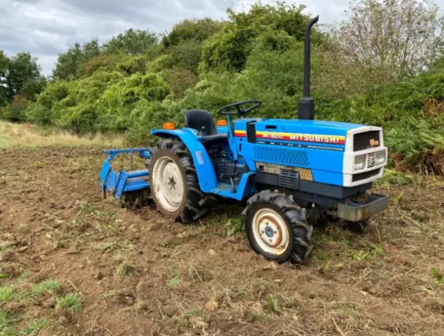 Mitsubishi MT1601D 4WD Compact Tractor & 1.2 meter Rotavator