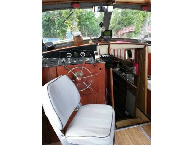 1980 River Boat Moored on Port Meadow