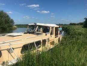 1980 River Boat Moored on Port Meadow