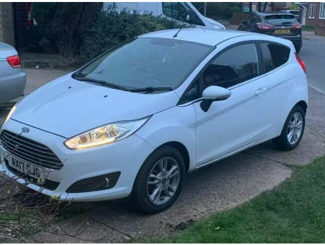 2017 White Ford Fiesta