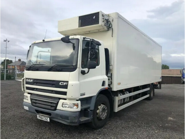 2011 Daf Cf 65.220 18 Ton Refrigerated Truck with Tail Lift