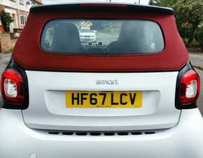2017 Smart, Fortwo Cabrio, Convertible, 999 (cc), 2 Doors