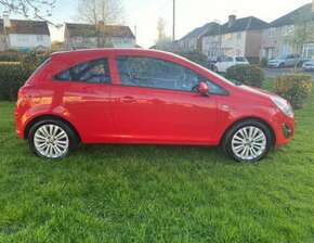 2013 Vauxhall Corsa 1.2 Energy 1 Owner ONLY 82K Miles Red 3 Doors HPI Clear