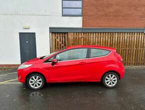 2010 Ford Fiesta 1.25 Zetec Ulez 3 Door Delivery Petrol