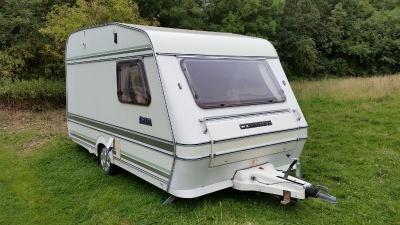 1988 Compass Omega 360 2 berth lightweight caravan model image 1