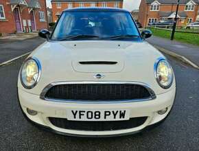 2008 Mini Hatch Cooper S, White, 12 Months MOT, 77K LOW MILEAGE!!