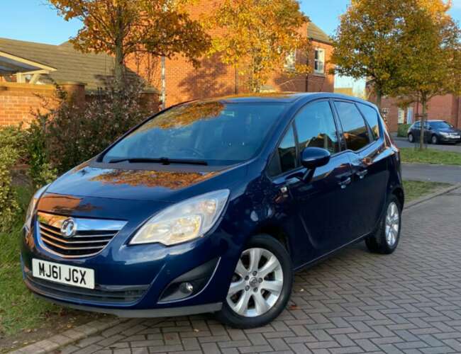 2011 Vauxhall, Meriva, 1.7 D, Low Milage 94K, Full Service History, Full Mot