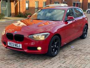 2013 BMW 118D Se F20 6 Speed Manual