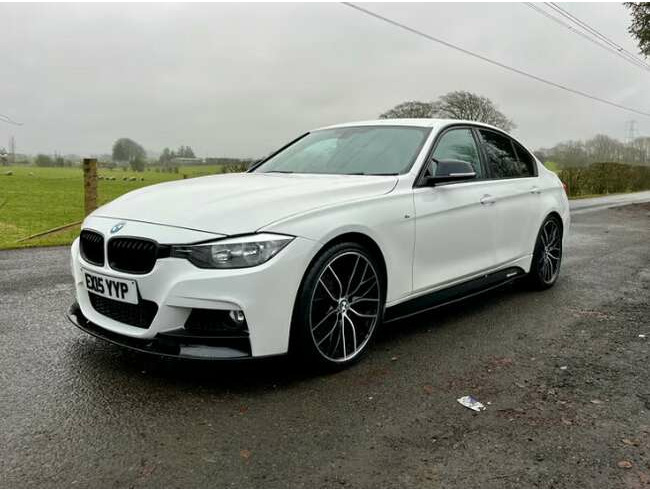 2015 BMW 320D Msport White Saloon Manual 1 years MOT